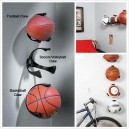 Wall Ball Claw Basketball Football Rack Holder Wall Mount Display Case Organizer Racks Holders184Z