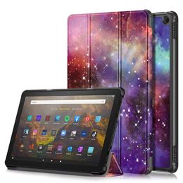 Smart Cases For Amazon Fire HD 10 10.1inch 10.1" 2023 Slim PU Leather Cover Wake Sleep Function Tablet Fundas