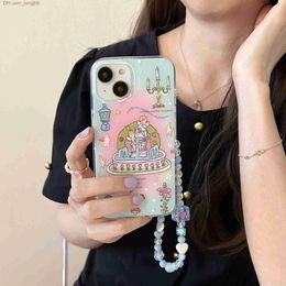 Cell Phone Cases INS Japan South Korea Spicy Girl Angel Suitable iPhone 14 Phone Case 13 Promax Full Cover Double Layer IMD Soft 11 Q230915