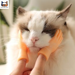 Dog Toys Chews Cat Massage Gloves 1 Pair of Little Finger Set Funny Hands Creative Pet Supplies 230915