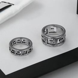 Designer Rings Engagement Rings For Women Fashion 925 Sterling Silver Rings Mens Men Gold Ring Cluster Band Ring Couple D218306HL224b