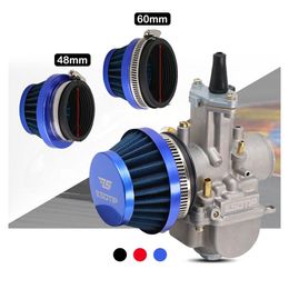 Fuel Filter 48Mm 60Mm Motorcycle Air Cleaner For Dellorto Sha Carb Carburetor 50Cc 70Cc 90Cc 110Cc Atv Dirt Bike Moped Drop Delivery A Dhtb8