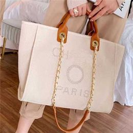 Cheap 80% Off Women's Luxury Hand Canvas Beach Bag Tote Handbags Classic Large Backpacks Capacity Small Chain Packs Big Crossbody LSUA JQU5 code 561