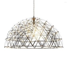 Pendant Lamps Sell Stainless Steel LED Lights Firework Light Dome Shape Restaurant Living Room Loft Shops Lights110-240V