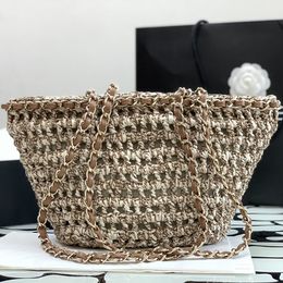 Designer Woven bag Tote bag Shoulder Handbag Luxury 10A Genuine leather Shopping bag 36CM Top-level Replication Evening Bag With Box CH053