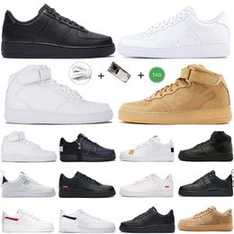 designer one Running Shoes 1 platform mens trainers for men Casual one women Triple White Black High Wheat High Low White Red sports sneakers skate