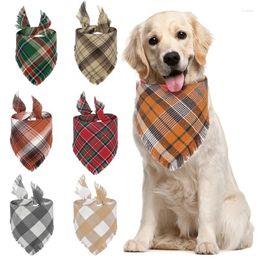 Dog Apparel Winter Thick Puppy Big Triangle Scarf Bandana Tassel Style Pet Grooming Accessories For Dogs Golden Retriever Mascotas Bibs