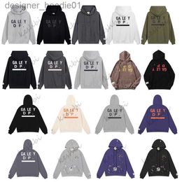 Men's Hoodies Sweatshirts Hoodies Mens Designer Hoodie Black Pullover Sweatshirts Men Hoody Loose Long Sleeve Hooded Women Tops Clothing L230915