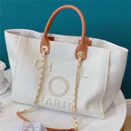 Cheap 80% Off Women's Luxury Hand Canvas Beach Bag Tote Handbags Classic Large Backpacks Capacity Small Chain Packs Big Crossbody D874 code 561