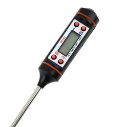 BBQ Meat Thermometer Kitchen Digital Cooking Food Probe Hangable Electronic BBQ Household Temperature Detector Tool