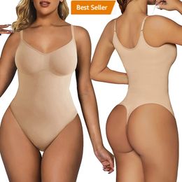 4pcs Factory wholesale Bodysuit for Women Tummy Control Shapewear Seamless Sculpting Thong briefs Body Shaper Tank Top can resell