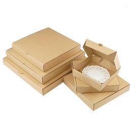 Gift Wrap 10PCS Pizza Box Kraft Paper Pizza Supports Custom Size And Printing1253C