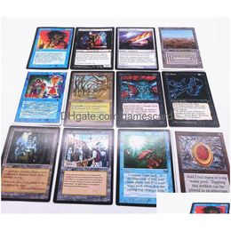 126Pcs/Lot Magic Game Diy Cards Of English Version Matte Board Games Collection Custom Tcg Classics Drop Delivery Dhpsn