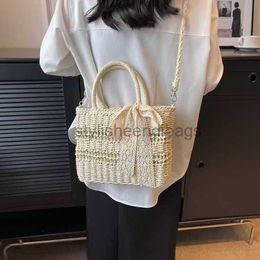 Totes Evening Bags Straw Bags Summer 2023 Women Tote Bags Designer Handbag Purse Weave Beach Shoulder Bag Vacation Female Crossbody Bag02 stylisheendibags