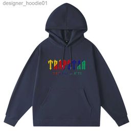 Mens Hoodies Sweatshirts Trapstar oversized hoodie Mens trapstar tracksuit designer shirts print letter luxury black and white grey rainbow Colour summer sports fa