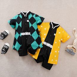 Rompers Cosplay Anime Baby Summer Clothes Boy Costume 0 To 18 Months born Born Rompers Jumpsuit For Kids Onesie Infants Bodysuits 230915