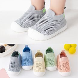 Athletic Outdoor Baby Kids Sneakers Shoes Casual Breathable Children Girls Boys Mesh Soft Bottom Comfortable First Walkers 230915
