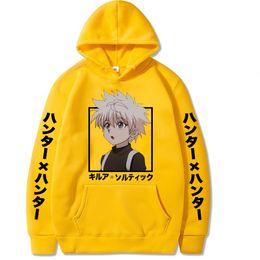 Men's Hoodies Sweatshirts 2023 Men And Women Hot Anime Hunter X Hunter Fashion Long Sleeve Loose Autumn And Winter Uniex Hoodie 230914