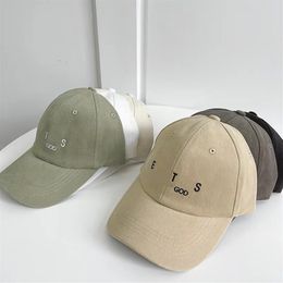 New Ball Cap Embroidered Letter Designer Canvas Sunscreen Hat Men Women Sports Style Hats312N