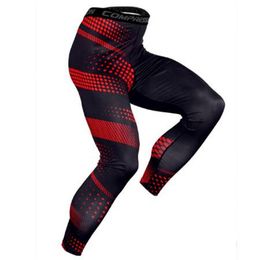 New Designer Compression Leggings Men Sportswear Sweatpants Quick Dry Workout Skinny Tight Mens Pants Camo Fitness Joggers Men239F