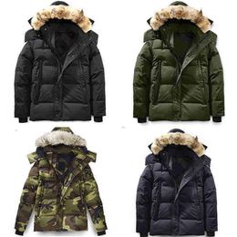 Winter Down Jacket Puffer Parka Hooded Thick Wyndham Coat Men Downs Jackets Warms Coats For Gentlemen Cold Protection Windproof Ou2351