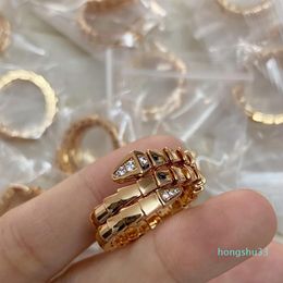 quality ring luxury Jewellery ladies diamonds 18K gold plated designer official reproductions highest counter quality couple rings1986