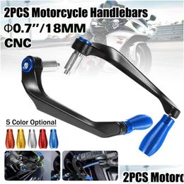 Motorcycle Brakes 2Pcs/Set Cnc Aluminium Handlebar Brake Clutch Levers Protector Guard For Yamaha R3 R25 Yzf R1 R6 Handlebars Motorc Pa Dhyok