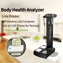 Multi-frequency body circumference measurement bioelectrical impedance Multi-language body analyzer machine