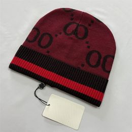 Beani Caps Fashion High-quality Beaniefashion Men Ladies Letter Designer Hat Plaid Knit Skull Winter Beanie y0