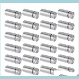 Bath Aessory Set Bathroom Aessories 100 Packs Sign Standoff Screws Stainless Steel Wall Mounts Nail For Gl Artwork And Display274i