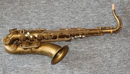 2023 Eastern music pro use Vintage antique unlacquered Mark VI style tenor saxophone 01