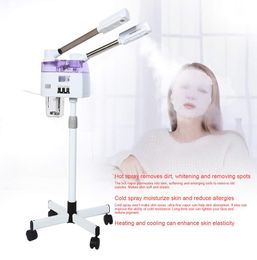 Wholesale Professional Hot Cold Ozone Ionic Facial Steamer Nano Spray Skin Moisturizing Vaporizer Facial Steamer Beauty Machine