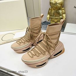 Edition Autumn Elastic Couple Balman Balmaiin Space Spring High Thick Sole Dad Designer Sneaker Boots One Step Sports Shoes Top Sock Top Quality 6jq5