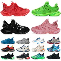 2023 Famous Brand Casual Shoes Designer Mens Women Track 3 3.0 Platform Sneakers Vintage Tracks Runners Tess.s. Gomma Leather Trainers Size 36-45