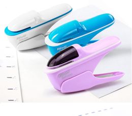 Staplers Non-staple Stapler Stapling Machine Mini Cute Book Stapleless Stapler Paper Stapling Stapler Free Staple Needleless Stapler 230914