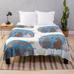 Blankets Eat Cheese And Sin Throw Blanket Warm Summer Bedding Picnic