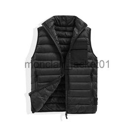 Men's Vests Mens Vests New pattern konng gonng Men's down vest Spring and autumn casual thin waistcoat Tide card J0915