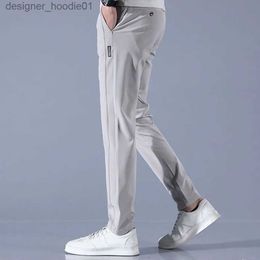 Mens Pants Mens Pants Mens Golf Trousers Quick Drying Long Comfortable Leisure Trousers With Pockets Stretch Relax Fit Pants Breathable Zipper Design 220929 L23091