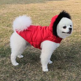 Dog Apparel 7 Sizes Pet Vest Jacket Autumn Winter Warm Fleece Coat Clothes XS-XXXL Waterproof For Large