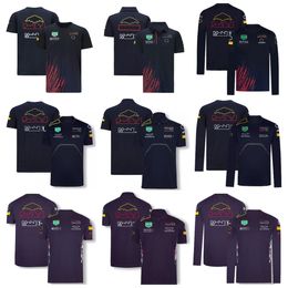 F1 racing team uniform men's racing sports T-shirt round neck quick-drying fan shirt POLO shirt