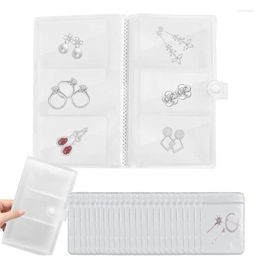 Jewelry Pouches Anti Oxidation Organizer Bags Transparent Small Packaging Storage Books