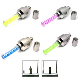 500pcs Firefly Spoke LED Wheel Valve Stem Cap Tire Motion Neon Light Lamp For Bike Bicycle ZZ