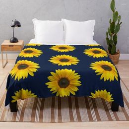 Blankets Sunflower Pattern 7 Throw Blanket Sofa Furry