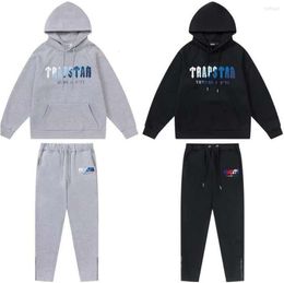 Trapstar 2023 Mens tracksuits sweater trousers set designer hoodies streetwear sweatshirts quality sports suit plush letter decoration Advanced Design 669ess