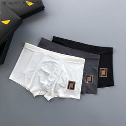 Underpants Underpants Mens Underwears Designer Short Underwear Boxer Ice Silk Summer Ultra Thin Section 2022 Popular Loose Boxer Shorts Head Sli L230915
