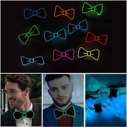 크리스마스 결혼식 생일 파티 용품을위한 Led Light up bow tie 이벤트 선물 나이트 클럽 바 KTV 댄스 파티 보우 티 915