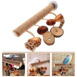 Other Bird Supplies Parrot Toy Chewing Perches Parakeet Cage Accessories Stand Cockatiels Wooden Birdcage Bite Toys