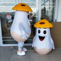 Mushroom Mascot Costume Adult TV Advertising Commercial Costume Fancy Dress Christmas for Halloween party event