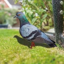 Garden Decorations Yard Art Decor Ornaments Outdoor Acrylic Pigeon Statues Wild Sculpture Realistic