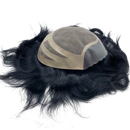 Men's Children's Wigs Stock Next Day 8"x10"Inch Fine MONO Base Remy Human Hair Piece Men's Toupees 230914